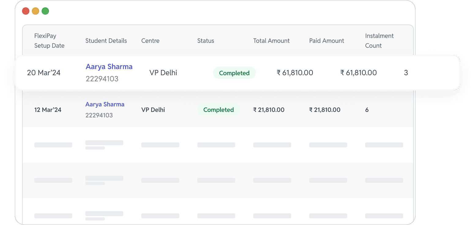 Flexi Dashboard
