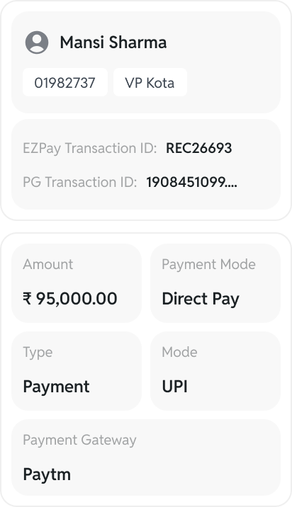 Transaction Details Screen